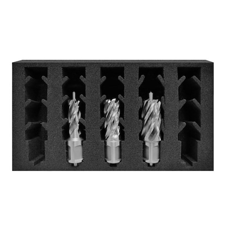 Holemaker Technology HMT HSS Silvermax Short Series Annular Cutter - 9/16, 11/16, 13/16" 107011-SET1