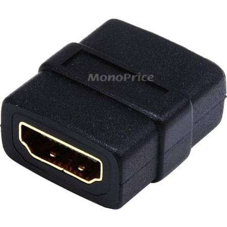Monoprice Cable Coupler, HDMI, Black, Straight 2781