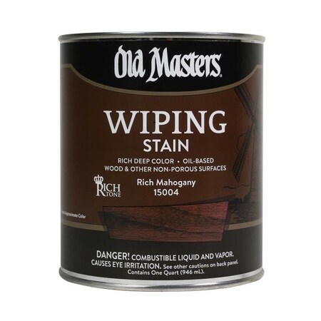 Diamond Vogel DEEP RED WIPING STAIN QT RICH MAHOGANY 15004