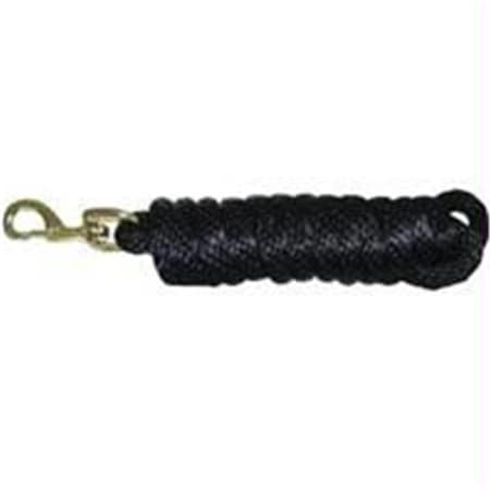 Hamilton Halter Co - Poly Lead With Bolt Snap- Black 10 Feet - PL58B BK 441191