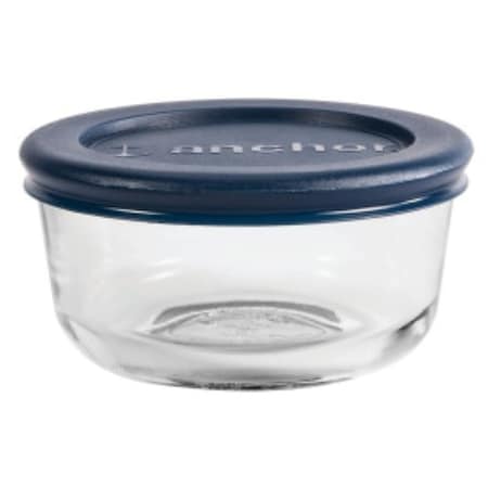 Anchor Hocking FOOD STORAGE CTNR RND GLS 1CUP 85905L20