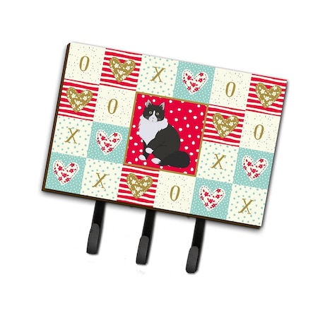 Carolines Treasures 6 x 2 x 9 in. Siberian Forest Cat Love Leash or Key Holder CK5788TH68
