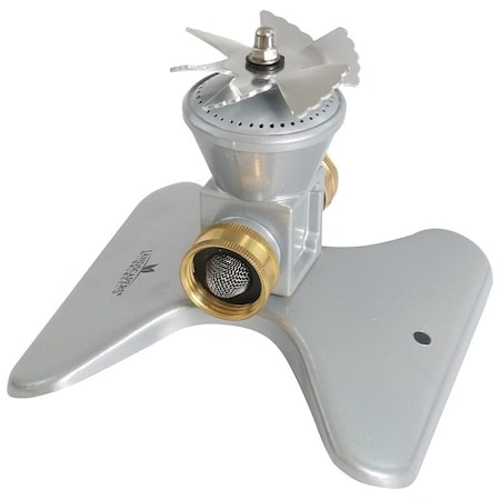 Landscapers Select Lawn Sprinkler, Female, Round, Zinc GT50104