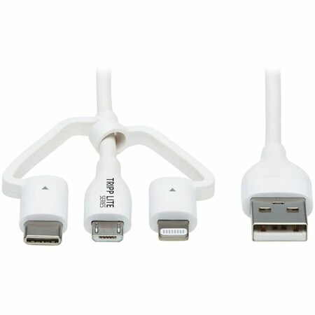 Eaton EATON Universal USB-A To Lightning USB Micro-b And USB-C Sync/charge Cable M101AB-004-LMCW