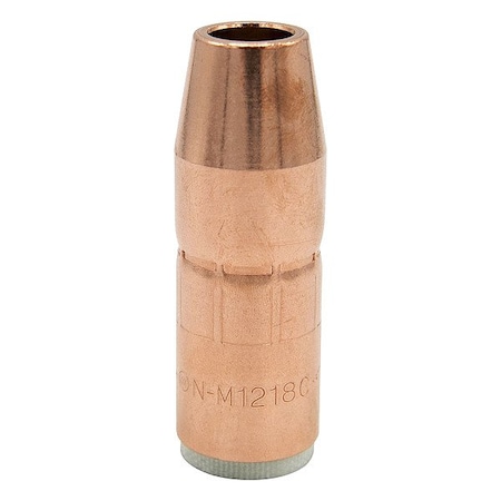 Miller Electric Nozzle, 12.7mm Bore, Copper N-M1218C