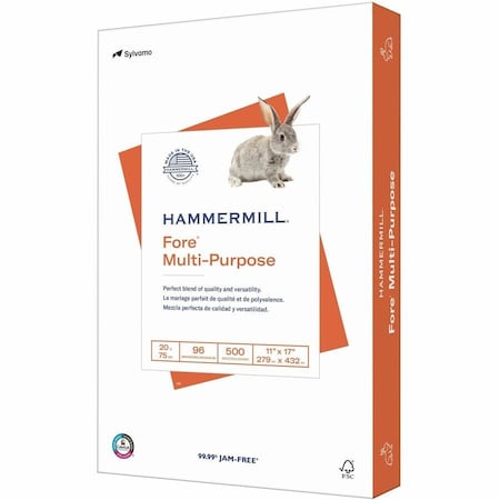 Hammermill Paper for Multi 11x17 Inkjet, Inkjet Copy Multipurpose Paper White, White, 500PK HAM103192