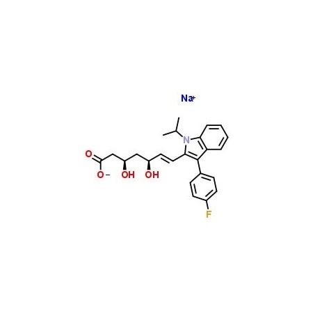 Ak Scientific Fluvastatin sodium (50mg), CAS 93957-55-2 A659-50mg