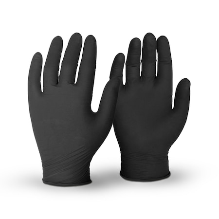 Firm Touch 4.5 Mil, Industrial Grade, Powder Free, Black L, 100PK 6540MD L