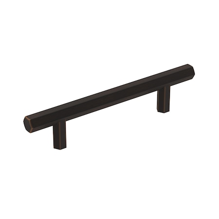 Amerock Caliber 3-3/4 in 96 mm Center-to-Center Oil Rubbed Bronze Cabinet Pull BP36873ORB