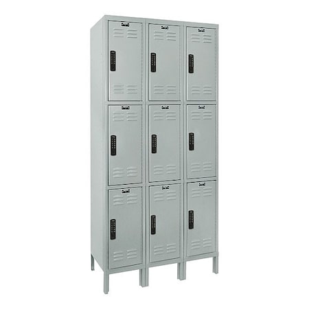 Hallowell Locker, 12 in W, 18 in D, 24 in H UEL3288-3A-PL