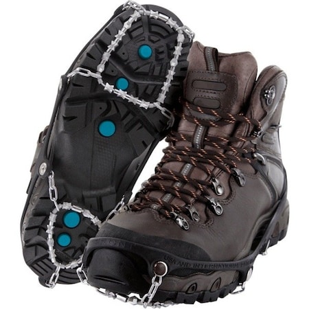 Yaktrax Diamond Grip Unisex Rubber/Steel Snow and Ice Traction Black W 10.5+/M 9.5-12.5 Waterproof 1 08532