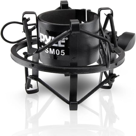 Pyle PyleUpdated Pro Shock, Clip Holder, Anti-Vibration Mount, Standard Size, Die-Cast Steel Adapter PSM05