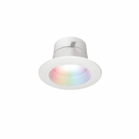 Halo RL4069WZRGBWWH Smart Wi-Fi Retrofit Downlight, Blue/Green/Red/White, Matte White RL4069WZRGBWWHR