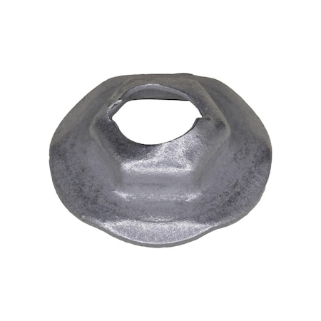 Auveco Thread Cutting Nut 5/16in Stud Size - Zinc, 100PK 10733