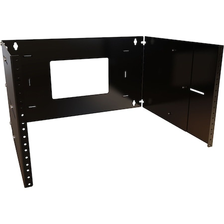 Hammond Adjustable Wall Bracket - 6U w/ Depth 12" - 18" APB19010BK1