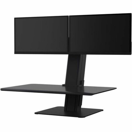 Humanscale QS ECO 2.0, DUAL MONITOR, BLACK QSE2DMB