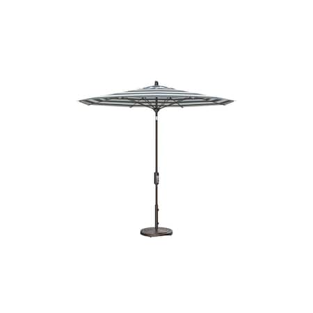 Treasure Garden 9 ft Patio Umbella, aluminum, fiberglass ribs, outdoor, Gateway Coast Stripe UM840-00 14087 Gateway Coast Stripe