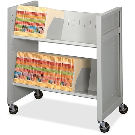 Datum Storage File Cart, Letter/Legal Size Shlvs, Ivory BFC-2