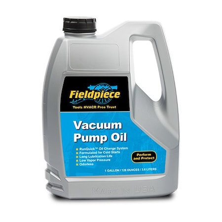 Fieldpiece Refrigerant Evac Pump Oil, 1 gal, Bottle OIL128