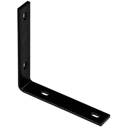 Eat-In N351-467 8.25 in. Black Powder Coated Steel Corner Brace EA585277