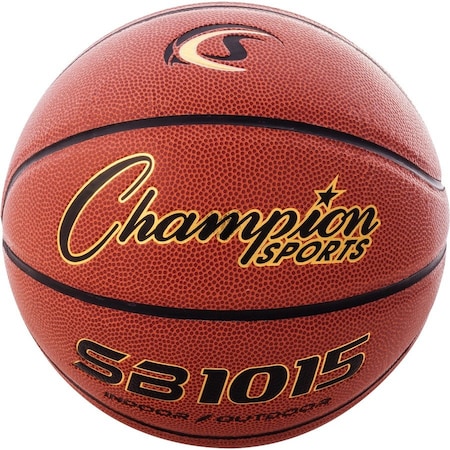 Champion Sports SB1015 27.5 in. Composite Basketballs; Orange SB1015