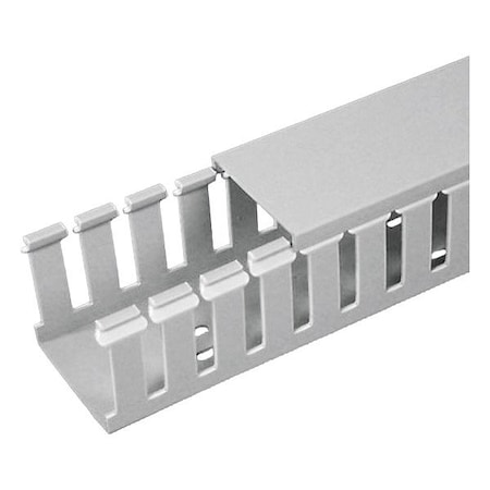 Panduit WIRE DUCT, WIDE SLOT, GRAY, 4.25 W X 5 D G4X5LG6-A