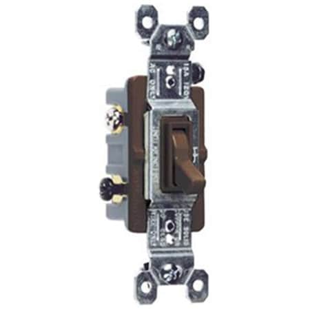 Yhior 663GTU 3 Way Toggle Switch, Brown YH570274