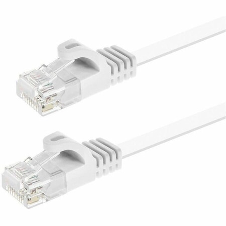 Monoprice CAT6 PATCH CABLE FLAT DESIGN_1FT WHITE 43073