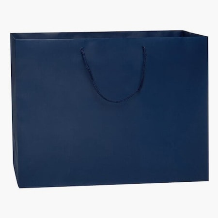 Nashville Wraps Navy Matte Gift Bags, Vogue 16x6x12, 10PK MTVMNB