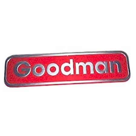 Goodman 0161F00086 Nameplate, Goodman 0161F00086