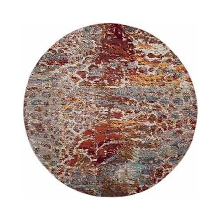 Safavieh Valencia Round RugsMulti Color 6 ft. 7 in. x 6 ft. 7 in. VAL218K-7R