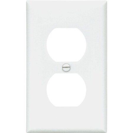 Eaton Wiring Devices WALL PLATE 1GNG DPLX RECPT WHT 5132W