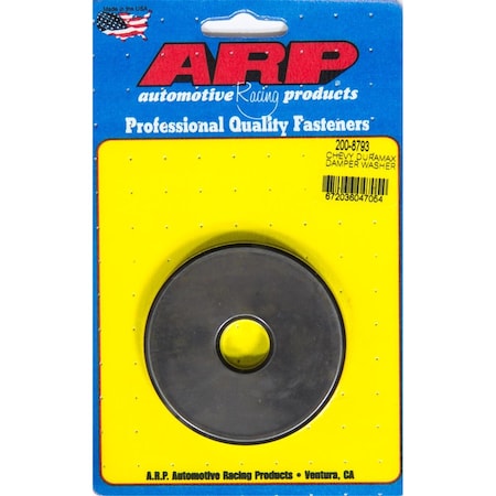 Arp 200-8793 18 mm x 2.9 in. Black Harmonic Balancer Washer with Chamfer for 2001-2016 GM Duramax 6.6L ARP200-8793
