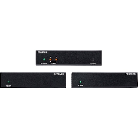 Tripp Lite DISPLAYPORT TO HDMI OVER CAT6 KIT, DP TRANSMITTER AND TWO HDMI RECEIVERS, 4K, 12 B127-002-D2H