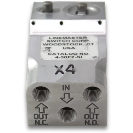Linemaster Foot Switch Pneumatics 4-30F2-SI