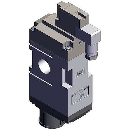 Smc Solenoid Air Control Valve, 88 13/16 mm L VP717KY-5DZ1