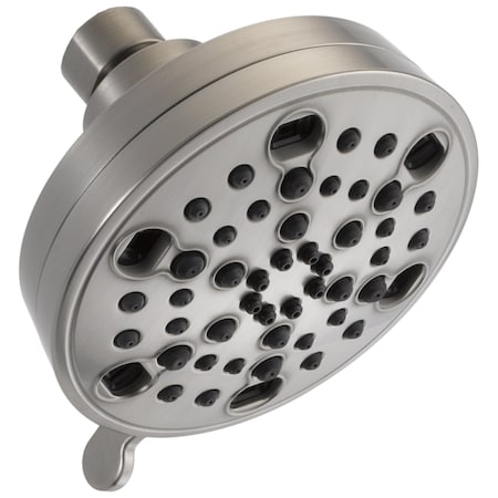 Delta Universal Showering Components H2Okinetic 5-Setting Contemporary Shower Head In Stainless 52638-SS20-PK