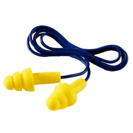 Ear UltraFit Corded plugs With Cord - Yellow 247-340-4004