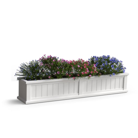 Mayne Cape Cod 5ft Window Box - White 4842-W