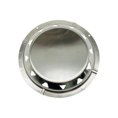 Ava-Matic Deck-Matic Stainless Steel Roof Ventilator for Vans, RVs, Trailers, Campers, White, Rectangle Shutter AVA8280W