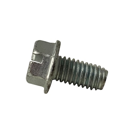 Newport Fasteners #10-32 x 5/16 in, Zinc Plated Steel Flange Hex Head Slotted Drive, 2000 PK 513898-2000