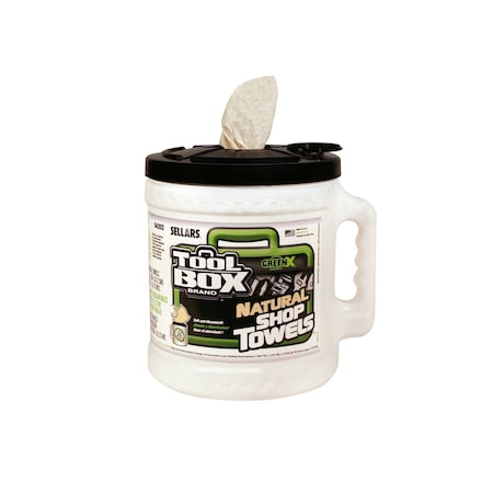 Sellars Toolbox Z400 Greenx Big Grip 200Ct Natural 10"X13" Sht 2/Cs, 2PK 54202