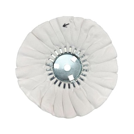 Renegade Products Usa 12" x 3", 5/8 Arbor, Domet Flannel Airway Buffing Wheels for Wheel Polishing Machines, 5PK FAW12X3X5/8N2-16PDF-5PK