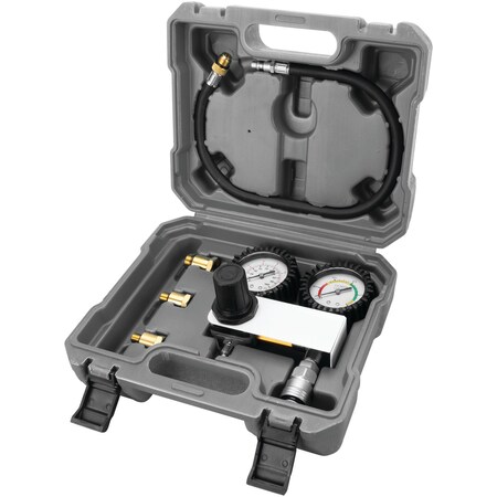 Performance Tool Cylinder Leak Down Test Kit, Engine Diagnosis, Dual Gauges, Storage Case W89749