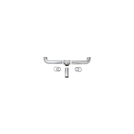 Master Plumber Chrome 2-Bowl Center Outlet Drain 320-736