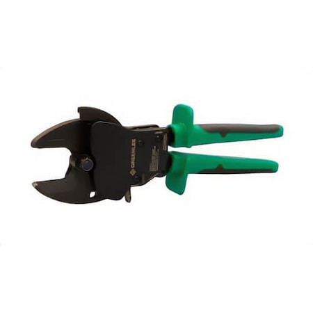 Greenlee Ratchet Cable Cutter, Open-Jaw Scissor Style, 600 mcm Copper Capacity, 750 mcm Aluminum 45208G