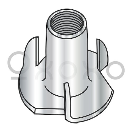 Oxoxo 8-32X1/4 3 Prong Tee Nut 18 8 Stainless Steel, 1000PK 519432