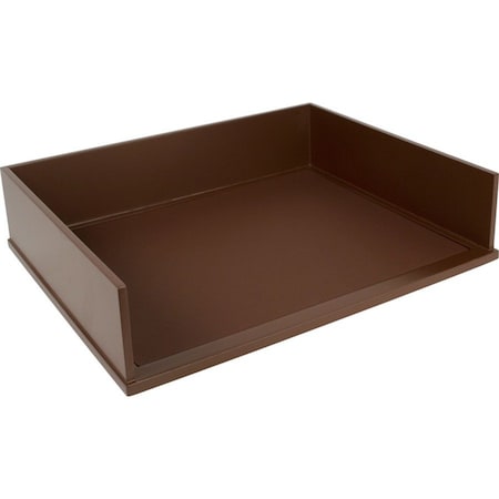 Victor Stacking Letter Tray, Brown, Brown, 13.2" W, 3.1" H, 10.6" D B1154