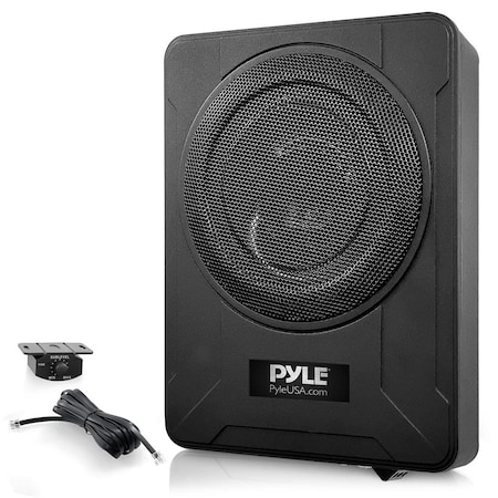 Pyle 8-Inch Low-Profile Amplified Subwoofer System PLBX8A