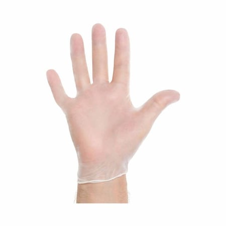 Halyard Exam Glove Medium NonSterile Vinyl Standard Cuff Length Smooth Clear Not Rated, 55032, 1000PK 415633_CS